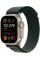 Умные часы Apple Watch Ultra 2 LTE 49 мм (титановый корпус, титановый/темно-зеленый, ремешок из полиэстера L)