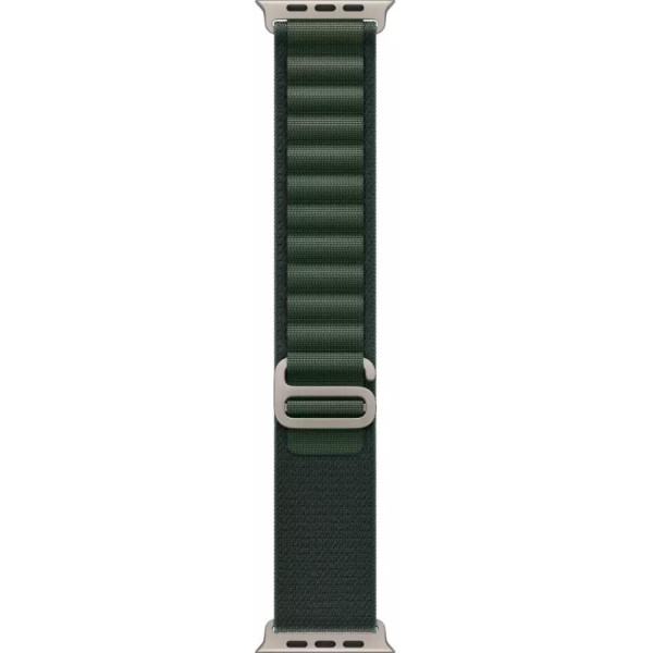 Умные часы Apple Watch Ultra 2 LTE 49 мм (титановый корпус, титановый/темно-зеленый, ремешок из полиэстера L)