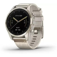 Умные часы Garmin Epix Pro Gen 2 Sapphire 42 мм (мягкое золото/крем, с нейлоновым и силиконовым ремешками)