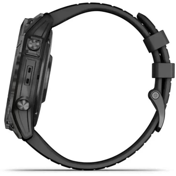 Умные часы Garmin Epix Pro Gen 2 Sapphire 47 мм (карбоново-серый титан/черный, с кожаным и силиконовым ремешками)