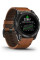 Умные часы Garmin Epix Pro Gen 2 Sapphire 51 мм (карбоново-серый титан/каштановый, с кожаным и силиконовым ремешками)
