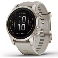 Умные часы Garmin Epix Pro Gen 2 Sapphire 42 мм (мягкое золото/песок)