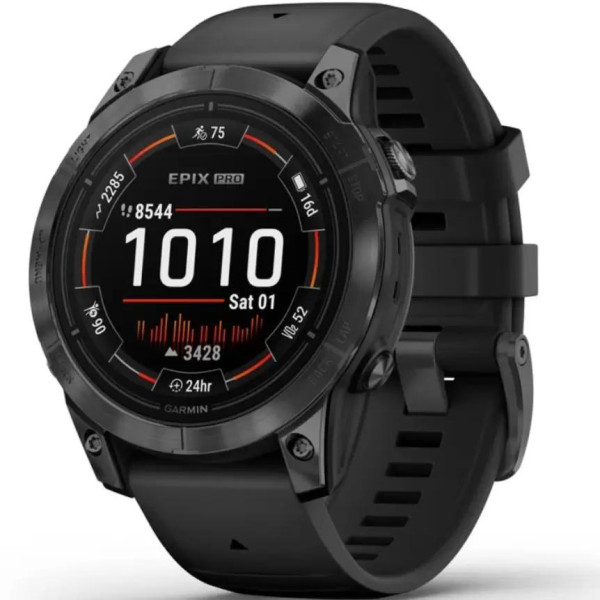 Умные часы Garmin Epix Pro Gen 2 Standard 47 мм (сланцево-серый/черный)