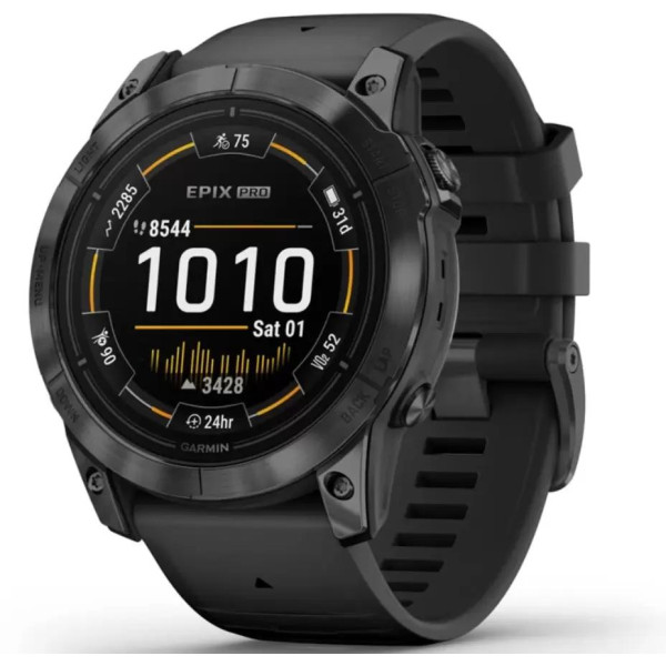 Умные часы Garmin Epix Pro Gen 2 Standard 51 мм (сланцево-серый/черный)