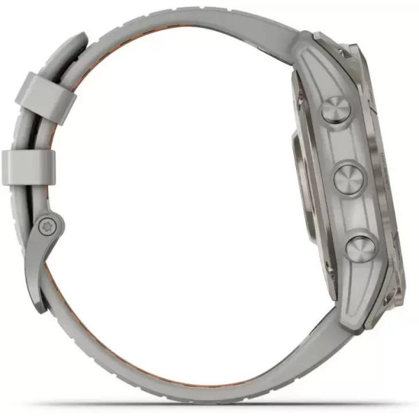 Умные часы Garmin Fenix 7 Pro Sapphire Solar (титан/оранжевый)