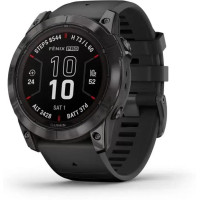 Умные часы Garmin Fenix 7X Pro Sapphire Solar (карбоново-серый титан/черный)