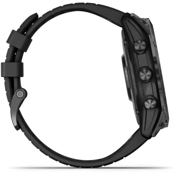 Умные часы Garmin Fenix 7X Pro Sapphire Solar (карбоново-серый титан/черный)