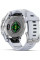 Умные часы Garmin Fenix 8 43мм (серебристый, белый ремешок)