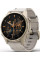 Умные часы Garmin Fenix 8 Sapphire 43мм (золотистый, серый кожаный ремешок)
