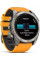 Умные часы Garmin Fenix 8 Sapphire 51мм (титановый, оранжевый силиконовый ремешок)