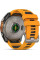 Умные часы Garmin Fenix 8 Sapphire 51мм (титановый, оранжевый силиконовый ремешок)
