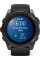Умные часы Garmin Fenix 8 Sapphire 51мм (угольно-серый DLC, пепельно-черный силиконовый ремешок)