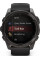 Умные часы Garmin Fenix 8 Sapphire 51мм (угольно-серый DLC, пепельно-черный силиконовый ремешок)