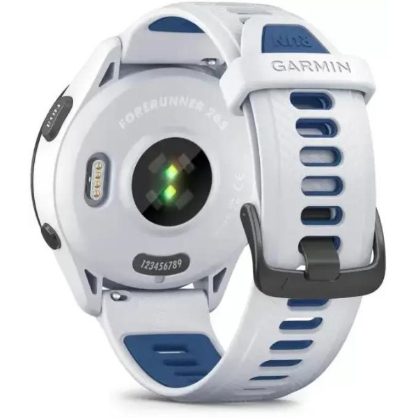 Умные часы Garmin Forerunner 265 (белый камень/синий)
