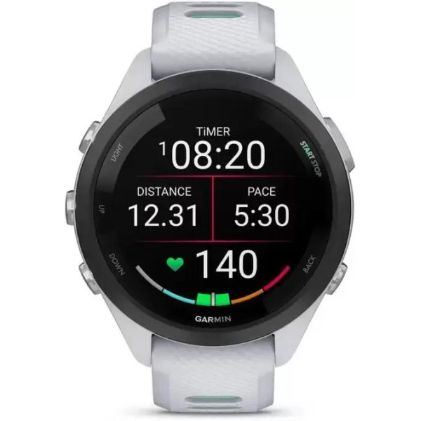 Умные часы Garmin Forerunner 265S (белый камень/нео-тропик)