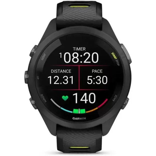 Умные часы Garmin Forerunner 265S (черный/желтый)