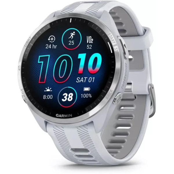 Умные часы Garmin Forerunner 965 (белый/серый)
