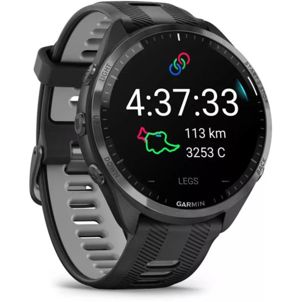 Умные часы Garmin Forerunner 965 (черный/серый)