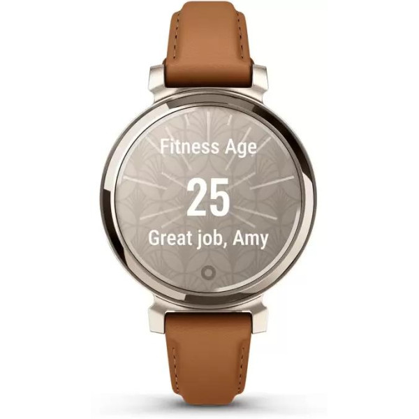 Умные часы Garmin Lily 2 Classic (кремовое золото/коричневый)