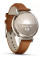 Умные часы Garmin Lily 2 Classic (кремовое золото/коричневый)