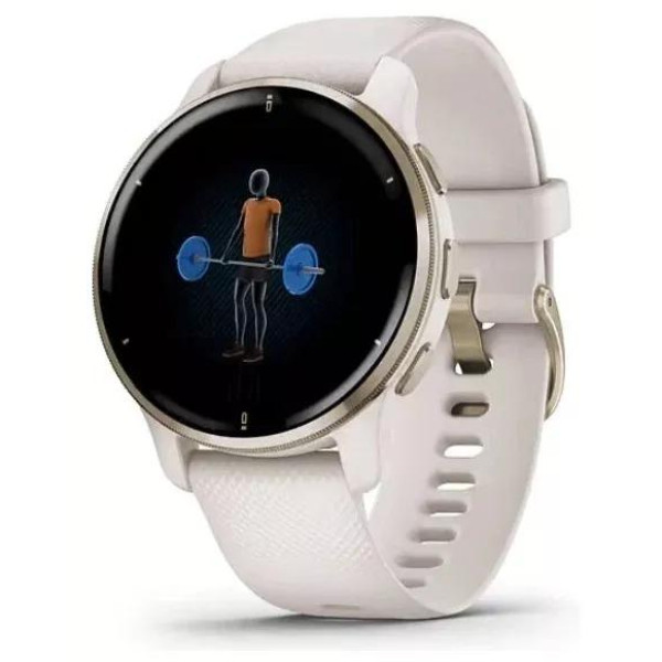Умные часы Garmin Venu 2 Plus (золотистый/бежевый)