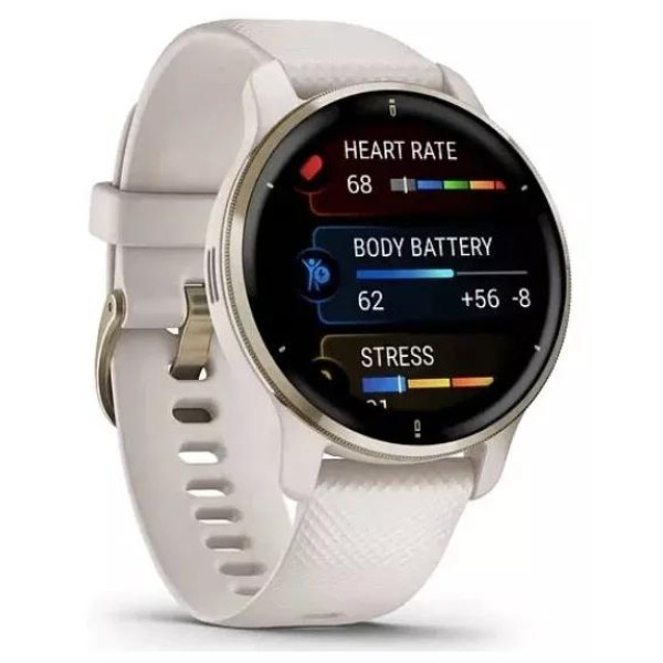 Умные часы Garmin Venu 2 Plus (золотистый/бежевый)