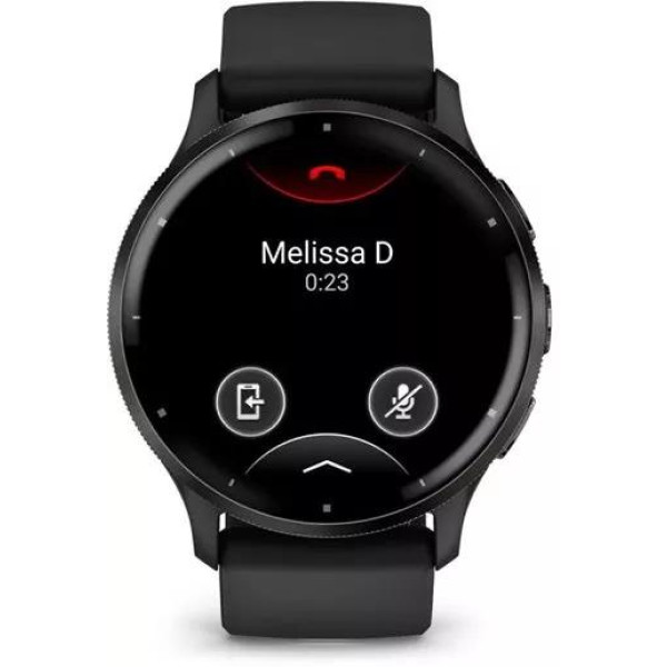 Умные часы Garmin Venu 3 (черный, с силиконовым ремешком)
