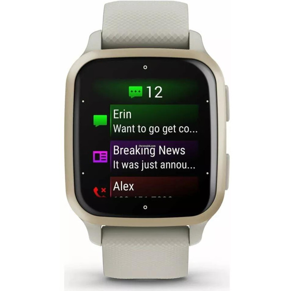 Умные часы Garmin Venu Sq 2 Music Edition (слоновая кость)