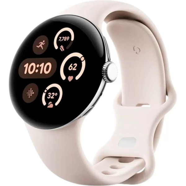 Умные часы Google Pixel Watch 3 45 мм (спортивный силиконовый ремешок)