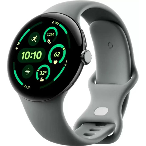 Умные часы Google Pixel Watch 3 LTE 45 мм (спортивный силиконовый ремешок)