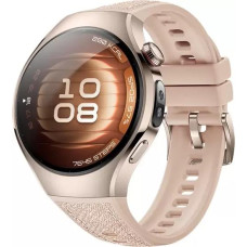 Умные часы Huawei Watch 5 42 мм (песочный, с бежевым силиконовым ремешком)