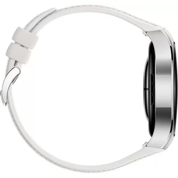 Умные часы Huawei Watch 5 42 мм (серебристый, с белым силиконовым ремешком)