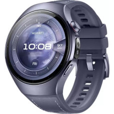 Умные часы Huawei Watch 5 46 мм (фиолетовый, с фиолетовым силиконовым ремешком)