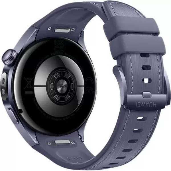 Умные часы Huawei Watch 5 46 мм (фиолетовый, с фиолетовым силиконовым ремешком)