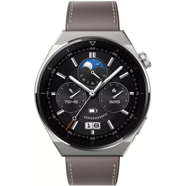 Умные часы Huawei Watch GT 3 Pro Titanium 46 мм (серый)