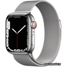 Смарт-часы Apple Watch Series 7 41mm LTE Silver Stainless Steel
